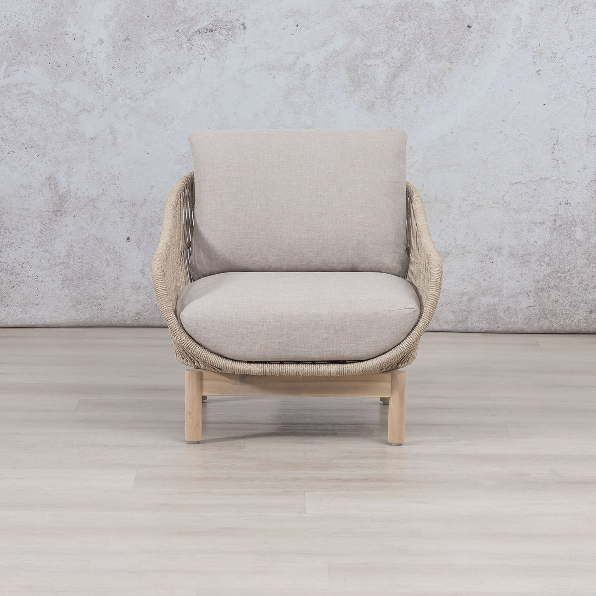 Solis Outdoor White Washed Oak Frame - Dessert Taupe