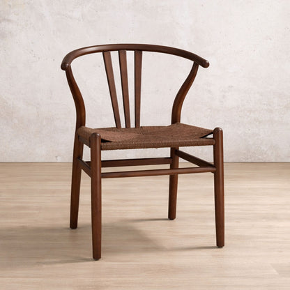 Elara Dining Chair - Leather Gallery - Walnut