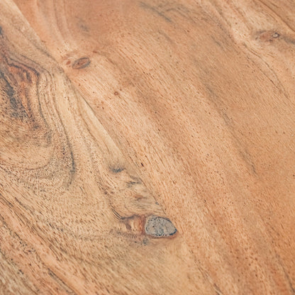 Close-up of the Gallery Everyday Lazlo TV Stand - 1.75m, showing the natural wood tabletop grain and warm finish.