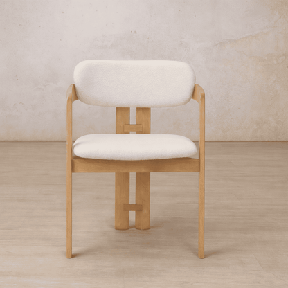 Marlon Fabric Dining Chair - Natural
