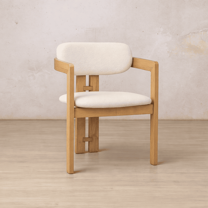 Marlon Fabric Dining Chair - Natural