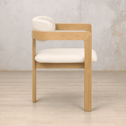 Marlon Fabric Dining Chair - Natural