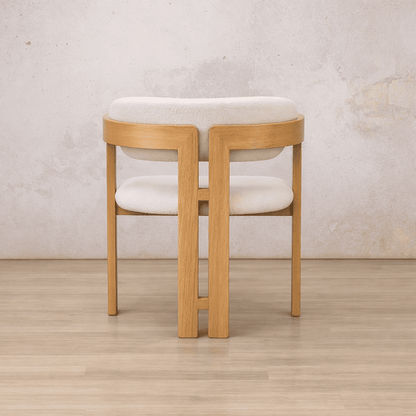Marlon Fabric Dining Chair - Natural