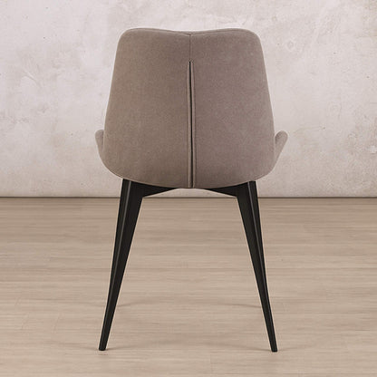 Rear view of Nora Fabric Dining Chair | Leather Gallery Dining Chairs, dining chairs for round table, fabric dining chairs, modern dining chairs south africa