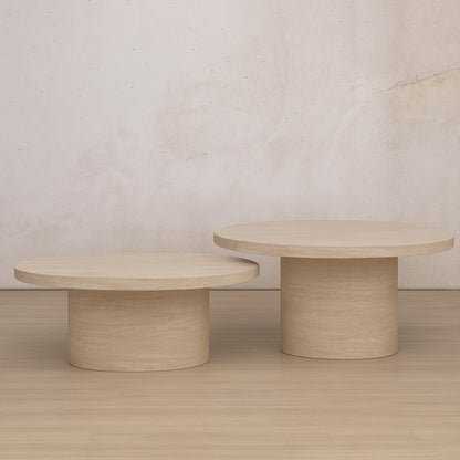 leather gallery valencia nested coffee table